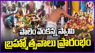 Palem Venkanna Swamy Brahmotsavam Begins At Nagarkurnool | V6 News