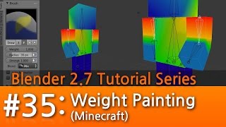 Blender 2.7 Tutorial #35 : Weight Paint Mode (Minecraft) #b3d Blender 2.7 Tutorial #35 : Weight Paint Mode (Minecraft) #b3d