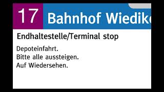 VBZ Ansage » Bahnhof Wiedikon – Depoteinfahrt | SLBahnen