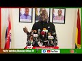 breaking npp press conference on prez mahama captain smart malik basintale and ndc