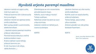 Marttalaulu: Hyvästä arjesta parempi maailma (instrumentaali)