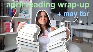 the 13 books i read in april + my may tbr! 💐📖✨🕊️