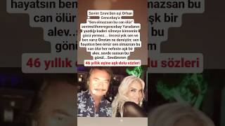 SEVİM EMRE'DEN 46 YILLIK EŞİ ORHAN GENCEBAY'A AŞK DOLU SÖZLERİ ÖNCESİ YOK SEN VE BEN VARIZ DEMİŞTİN