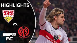 Borna Sosa scores from impossible angle as Stuttgart beats Mainz | Bundesliga Highlights | ESPN FC