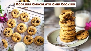 🍪🍫The Ultimate Chocolate Chip Cookies Recipe (Eggless) - How to Make Eggless Chocolate Chip Cookies