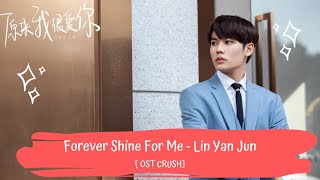 OST CRUSH | LIN YAN JUN - FOREVER SHINE FOR ME 林彦俊  - 原来我很爱你 [LYRICS HAN+PIN+ENG]  原来我很爱你 OST
