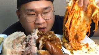 김장철에는 역시 김장김치+족발+보쌈 먹방. Mukbang/Kimchi+Bossam+Jokbal