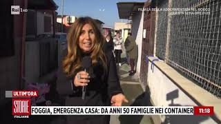 San Severo, emergenza casa: 50 famiglie vivono nei container - Storie italiane 27/12/2018