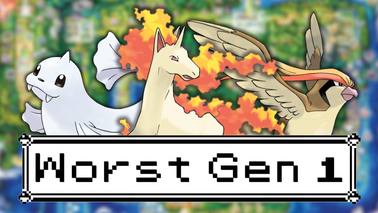 The Worst Gen 1 Pokémon - YouTube