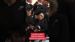 Camilla Scolded Kate For Princess Charlotte's Behaviour #shorts #royalfamily #royal #katemiddleton