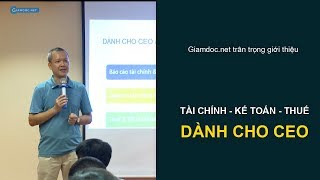 Tài chính dành cho giám đốc | Giamdoc.net giới thiệu.