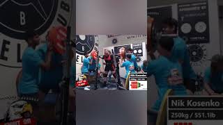 551 LB / 250 KG SQUAT PR