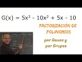 Factorización por Gauss y por Grupos