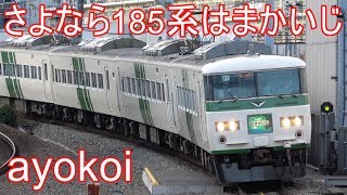 さよなら 185系 特急はまかいじ 2018-19年 年末年始