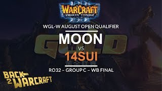 [WC3] WGL:W 2019 - August Open Ro16: [NE] Moon vs. 14Sui [HU] (Grp D - WB Final)