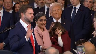 WATCH: J.D. Vance vice presidential oath of office