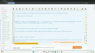 Log in and webscrape facebook content using python and selenium