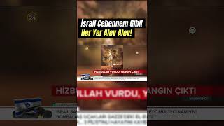 İsrail Alev Alev Yanıyor! Tahliyeler Art Arda Gerçekleşiyor! #shorts #israil #filistin