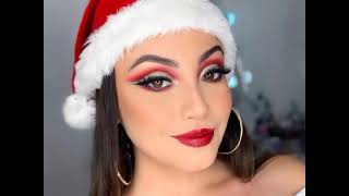 Christmas special 🌲🌹 Christmas make up look ideas 🌲🌹2023