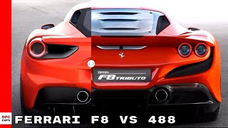 2020 Ferrari F8 Tributo vs 488 GTB