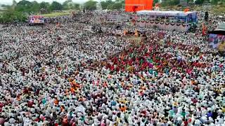 DRONE VIEW Beed Sawargaon Pankaja Munde Dasara Melawa 2018