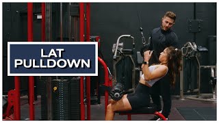 Lat Pull-Down | Easy 1 Minute Tutorial