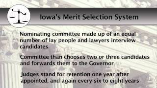 Merit Selection of Iowa Judges