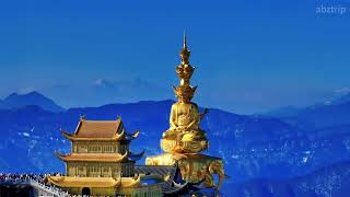 Mount Emei Sichuan China, one of the sacred Buddhist holy land