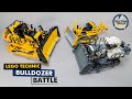 LEGO Technic Bulldozer Battle - 42131 CAT D11 vs 8275 vs 42100 B model Liebherr PR 776