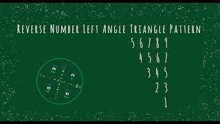 71 Number Left Angle Triangle Pattern without any pre-defined method using while loop in Python