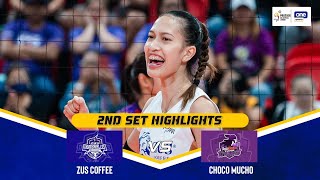 ZUS COFFEE vs CHOCO MUCHO | SET 2 GAME HIGHLIGHTS | 2024-25 PVL ALL-FILIPINO CONFERENCE | JAN 18