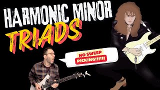 Harmonic Minor Triads NOT like Yngwie Malmsteen!