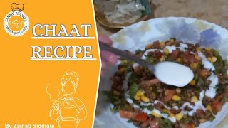 Chaat Tasty \u0026 Healthy Recipe / How to Make Rawan Chaat Recipe /Chatpate Chaat By Zainab Siddiqui