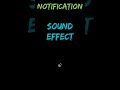 Notification Sound Effect