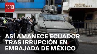 Salida de personal de la embajada de México, en Ecuador; esto se sabe - Las Noticias