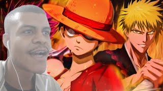 REACT | Rap do Luffy, Natsu e Ichigo - É ISSO QUE ME FAZ UM HERÓI | @7minutoz