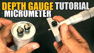 How to use depth gauge micrometer