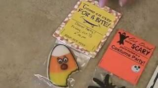 Cookie Decorating: Halloween Party Invitations