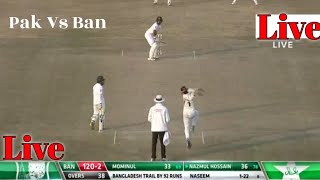 Pakistan Vs Bangladesh 1st Test Like Score, Ban Vs Pak Live