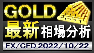 【週末急上昇】ゴールド相場見通し｜2022年10月22日｜FX/GOLD/XAUUSD/金価格