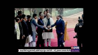 President Draupadi Murmu, PM Narendra Modi welcomes Egypt President | 🟥 DD News Telangana