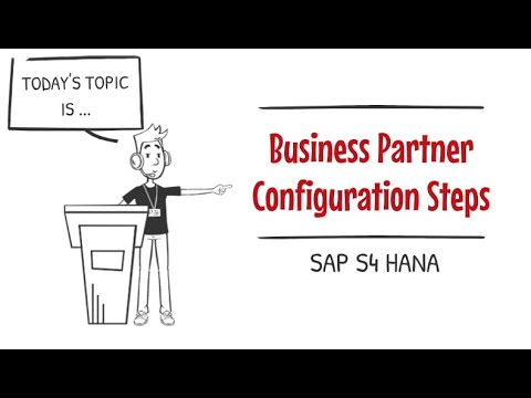 Business Partner Configuration Steps In SAP S4 HANA - YouTube