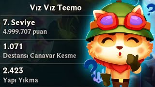 7 YIL BOYUNCA SADECE TEEMO OYNAMAK MI ? (5 MİLYON TEEMO😳)