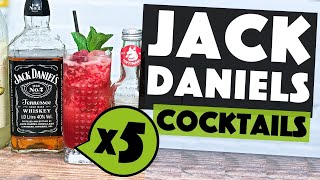 5 EASY Jack Daniels Cocktails you can make at home!