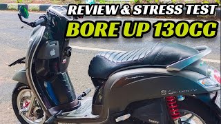 Stress Test!! Review Bore Up Harian Touring  TDR Racing di Scoopy Fi Esp