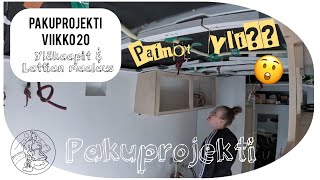 Pakuprojekti viikko 20 // yläkaapit, lattia \u0026 kävin puntarilla 😵‍💫