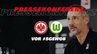 "Haben ein tolles Mannschaftsklima" | PK vor Eintracht - Wolfsburg, präsentiert von Krombacher