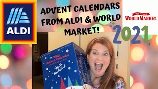 ALDI ADVENT CALENDAR DAY 2021! WINE CHEESE COFFEE & some other Advent Calendars from World Market