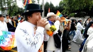 Marcha indígena confluye en Quito