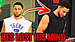 BEN SIMMONS HAS *OFFICIALLY* LOST HIS MIND! GETS KICKED OUT FROM PRACTICE! JOEL EMBIID MAD AT HIM...